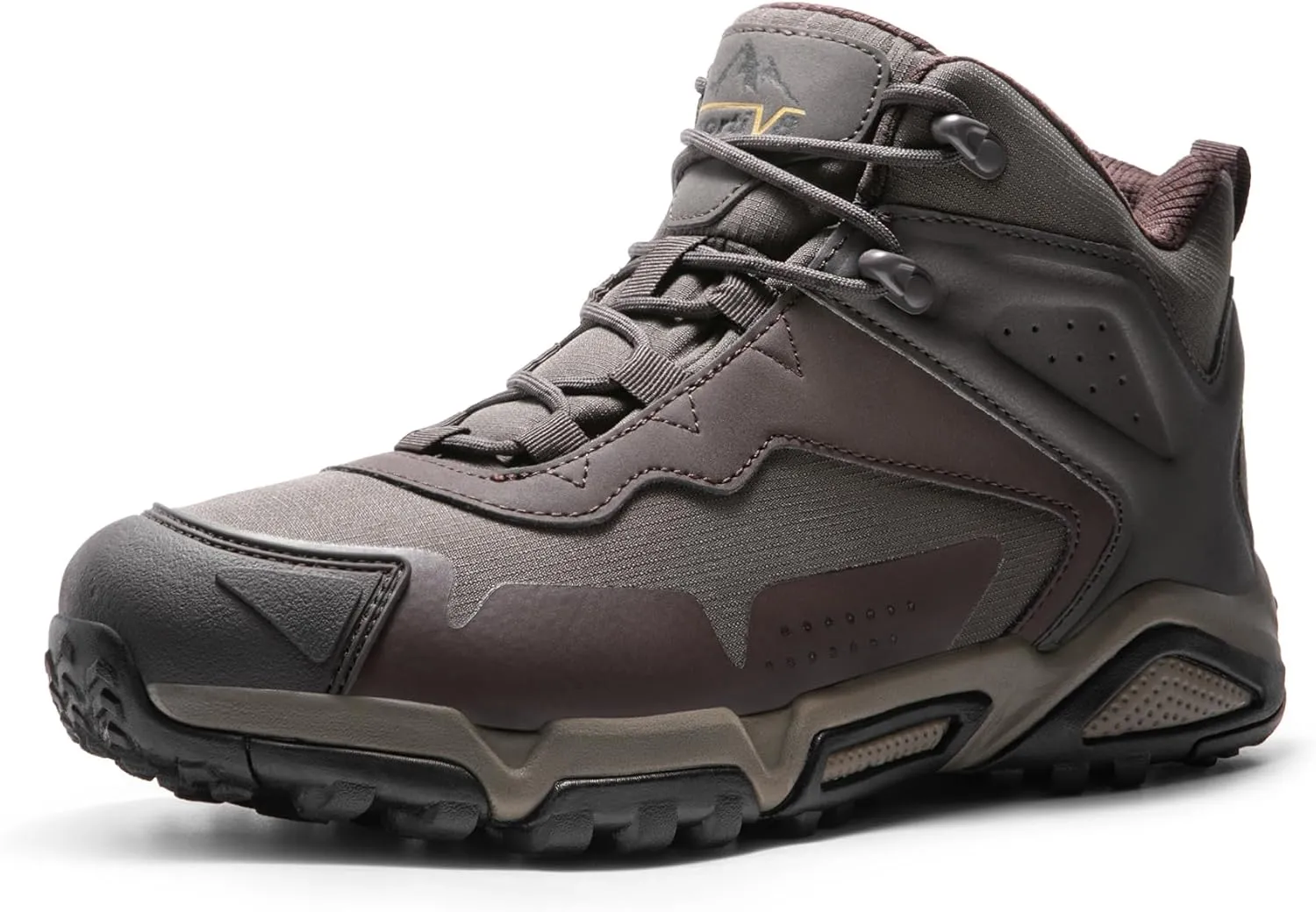 NORTIV 8 Men's Waterproof Hiking Boots Lightweight Mid Ankle Trekking Trails Outdoor Boots