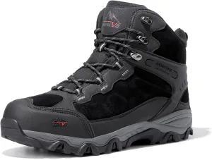 NORTIV 8 Men's Waterproof Hiking Boots Outdoor Mid Trekking Lightweight Mountaineering Shoes Paladin