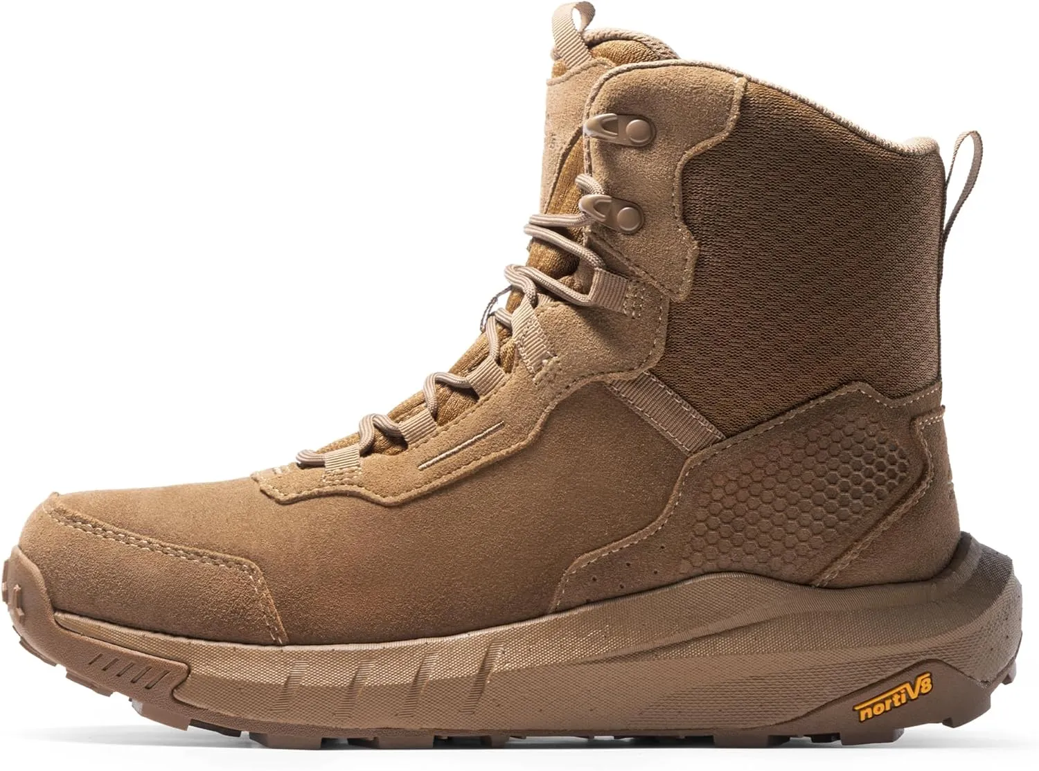 NORTIV 8 Men's Waterproof Tactical Work Boots Cushion Sole Lightweight Leather Combat Boots with Arch Support Non-Slip Military Motorcycle Hiking Boots HydroRange