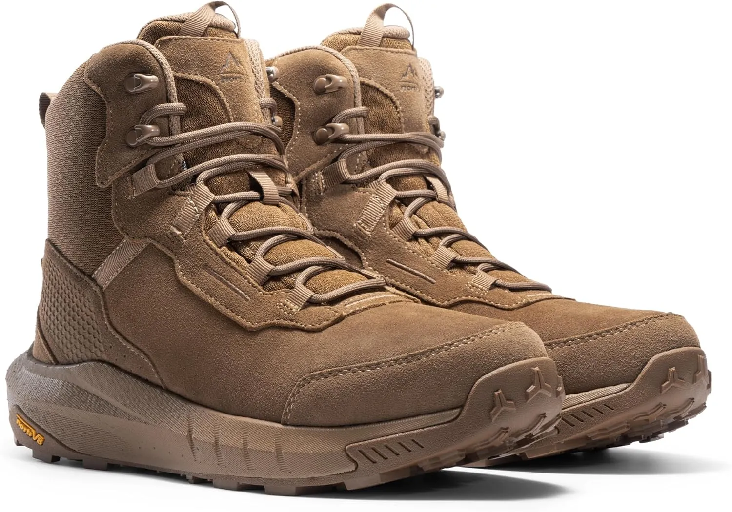 NORTIV 8 Men's Waterproof Tactical Work Boots Cushion Sole Lightweight Leather Combat Boots with Arch Support Non-Slip Military Motorcycle Hiking Boots HydroRange