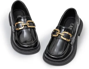 Oamico Toddler Girls Dress Shoes Loafers School Uniform Mary Jane Flats Thick Non-Slip Sole Casual Shoe (Toddler/Little Kids)