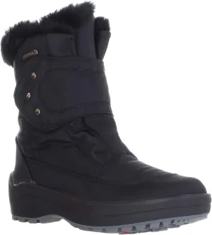 PAJAR Canada Moscou 2 Women's Nylon Waterproof Snow Boots - Retractable Ice Grip for Traction in Snow and Ice