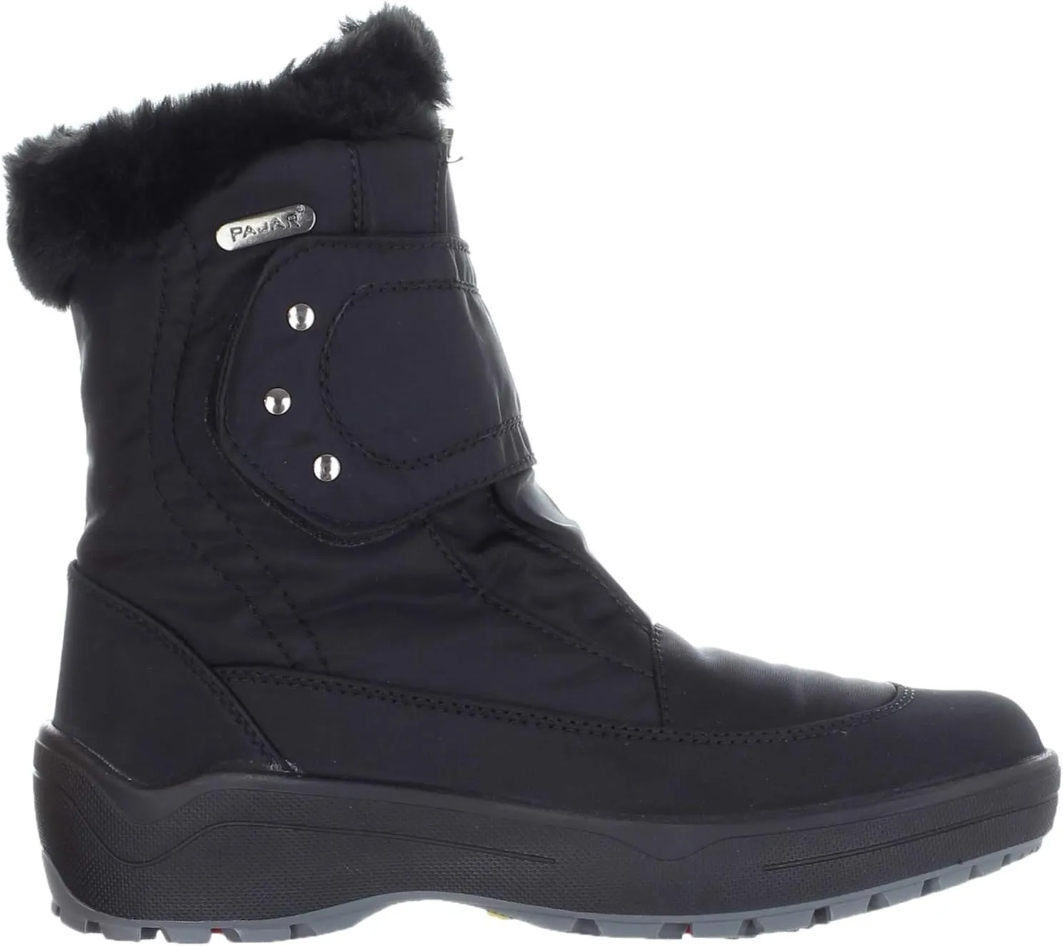 PAJAR Canada Moscou 2 Women's Nylon Waterproof Snow Boots - Retractable Ice Grip for Traction in Snow and Ice