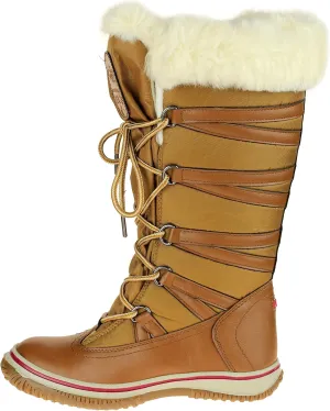 PAJAR Women's Grip Star Tall Winter Waterproof Insulated Snow Boot With Side Zipper and Laces