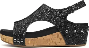 PARTY Womens Wedge Sandals With Strap for Dressy Ladies Sandals Casual Wedge
