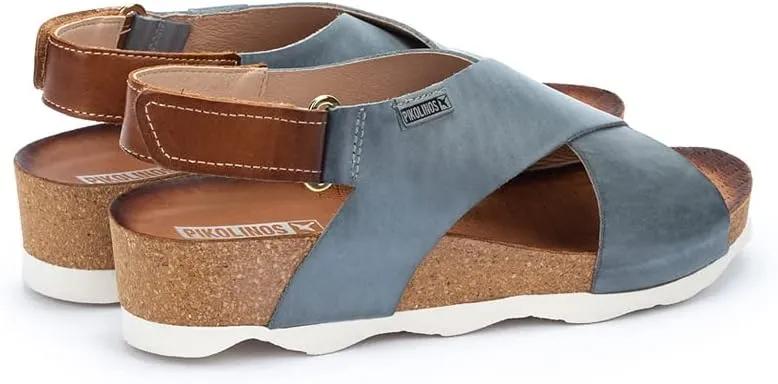 PIKOLINOS Wedge Sandals Leather Mahon for Woman