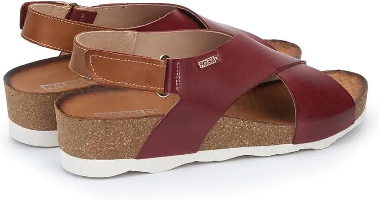 PIKOLINOS Wedge Sandals Leather Mahon for Woman