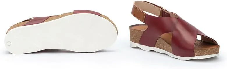 PIKOLINOS Wedge Sandals Leather Mahon for Woman