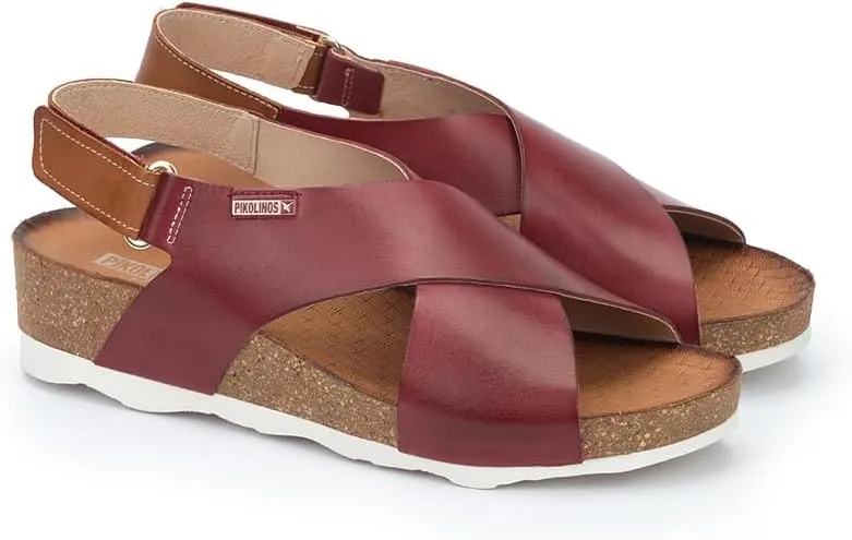 PIKOLINOS Wedge Sandals Leather Mahon for Woman