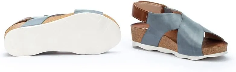 PIKOLINOS Wedge Sandals Leather Mahon for Woman