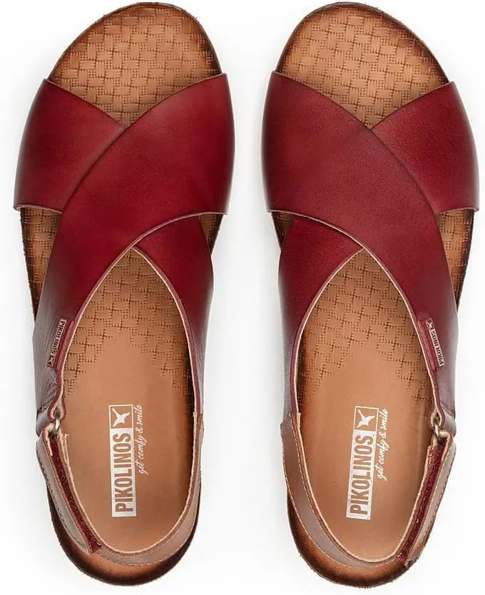 PIKOLINOS Wedge Sandals Leather Mahon for Woman