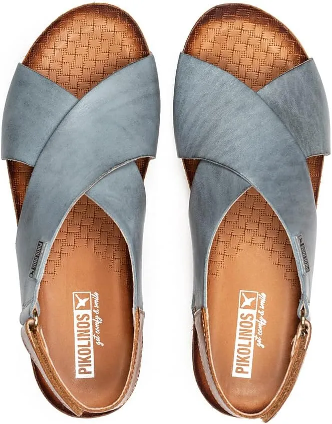 PIKOLINOS Wedge Sandals Leather Mahon for Woman