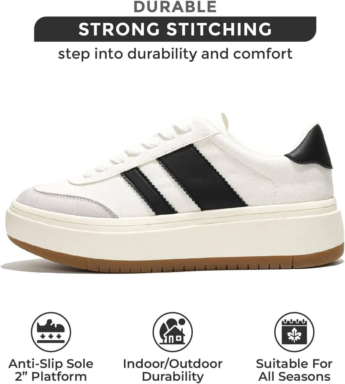 Project Cloud Sneakers for Women - Lightweight Women's Fashion Sneakers Memory Foam Insole Womens Sneakers - Non-Slip Platform Shoes for Women Footwear - Women's Fashion (Nita)
