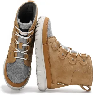 Project Cloud Womens Snow Boots - Genuine Suede Waterproof Memory Foam Insole and Non-Slip Winter Snow Boots For Women Footwear - Outdoor Shoes (Leonora)