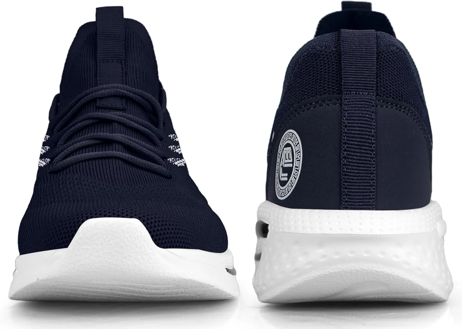 Pujcs Men Sneakers Lightweight Running Shoes for Men Slip on Walking Shoes with Breathable Mesh Comfortable Atheletic Shoes for Tennis Gym Workout