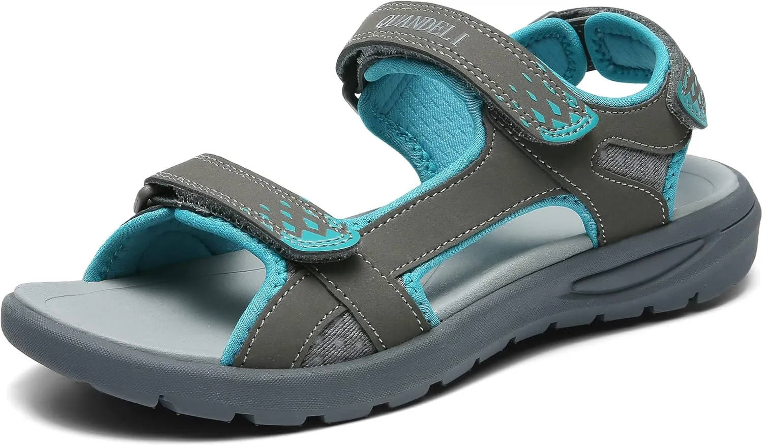 QUANDELI Women's Summer Waterproof Hiking Sandals - Comfortable, Lightweight, Open Toe Sandals for Outdoor, Beach, Travel