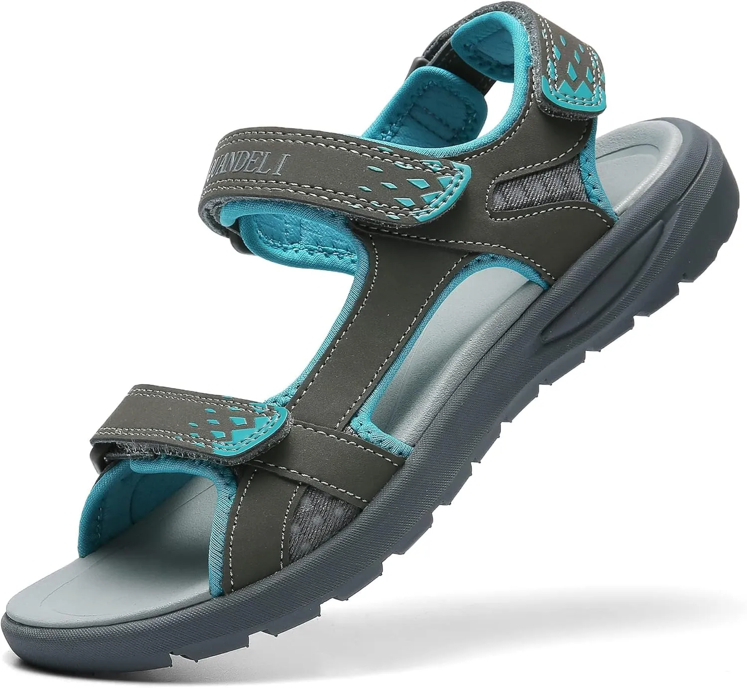 QUANDELI Women's Summer Waterproof Hiking Sandals - Comfortable, Lightweight, Open Toe Sandals for Outdoor, Beach, Travel