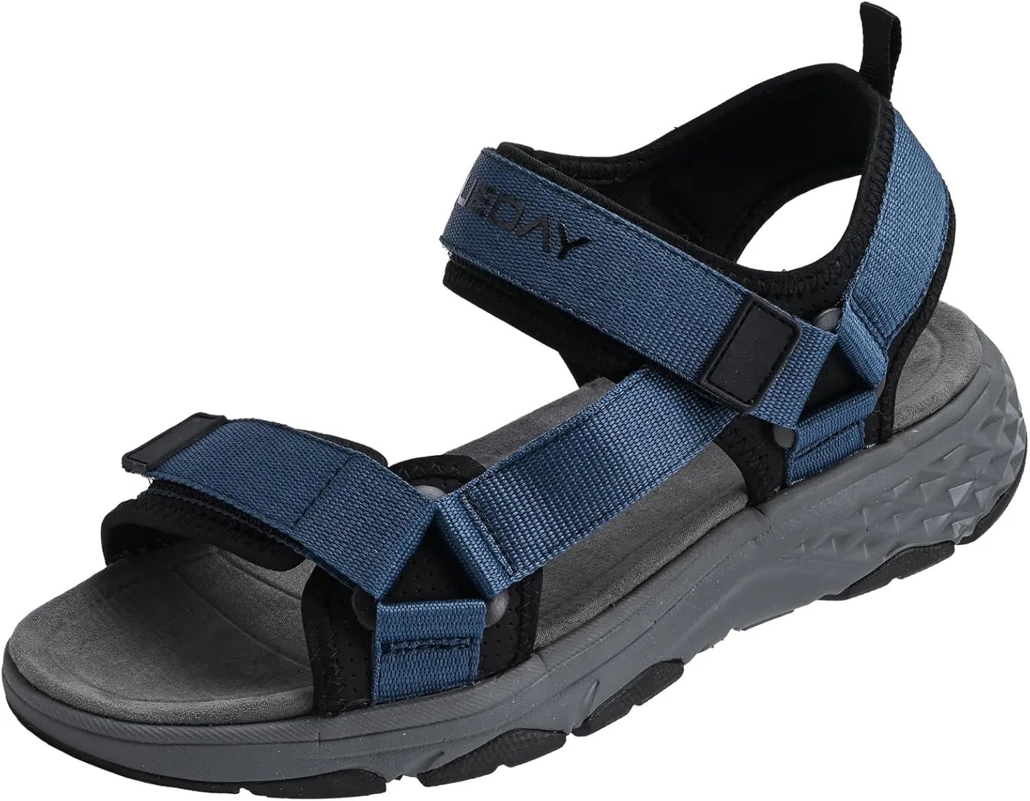 Queday Sport Sandals for Women Men Outdoor Hiking Sandals with Arch Support Comfortable Athletic Beach Sandals for Travel Walking Trekking Camping