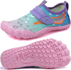 Quickshark Kids Water Shoes Boys Girls Barefoot Aqua Socks Outdoor Indoor Quick Dry Sandals Lightweight Slip On Walking Sneakers for Beach Pool Swim (Little Kid/Big Kid)