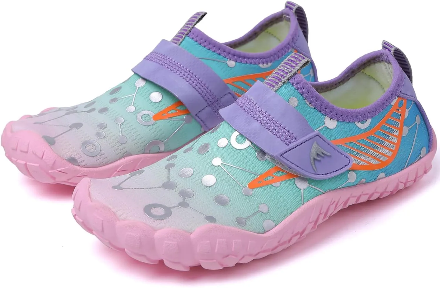 Quickshark Kids Water Shoes Boys Girls Barefoot Aqua Socks Outdoor Indoor Quick Dry Sandals Lightweight Slip On Walking Sneakers for Beach Pool Swim (Little Kid/Big Kid)