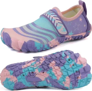 Quickshark Kids Water Shoes Boys Girls Barefoot Aqua Socks Outdoor Indoor Quick Dry Sandals Lightweight Slip On Walking Sneakers for Beach Pool Swim (Little Kid/Big Kid)