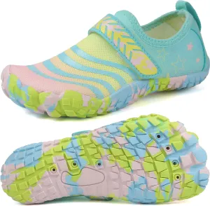 Quickshark Kids Water Shoes Boys Girls Barefoot Aqua Socks Outdoor Indoor Quick Dry Sandals Lightweight Slip On Walking Sneakers for Beach Pool Swim (Little Kid/Big Kid)