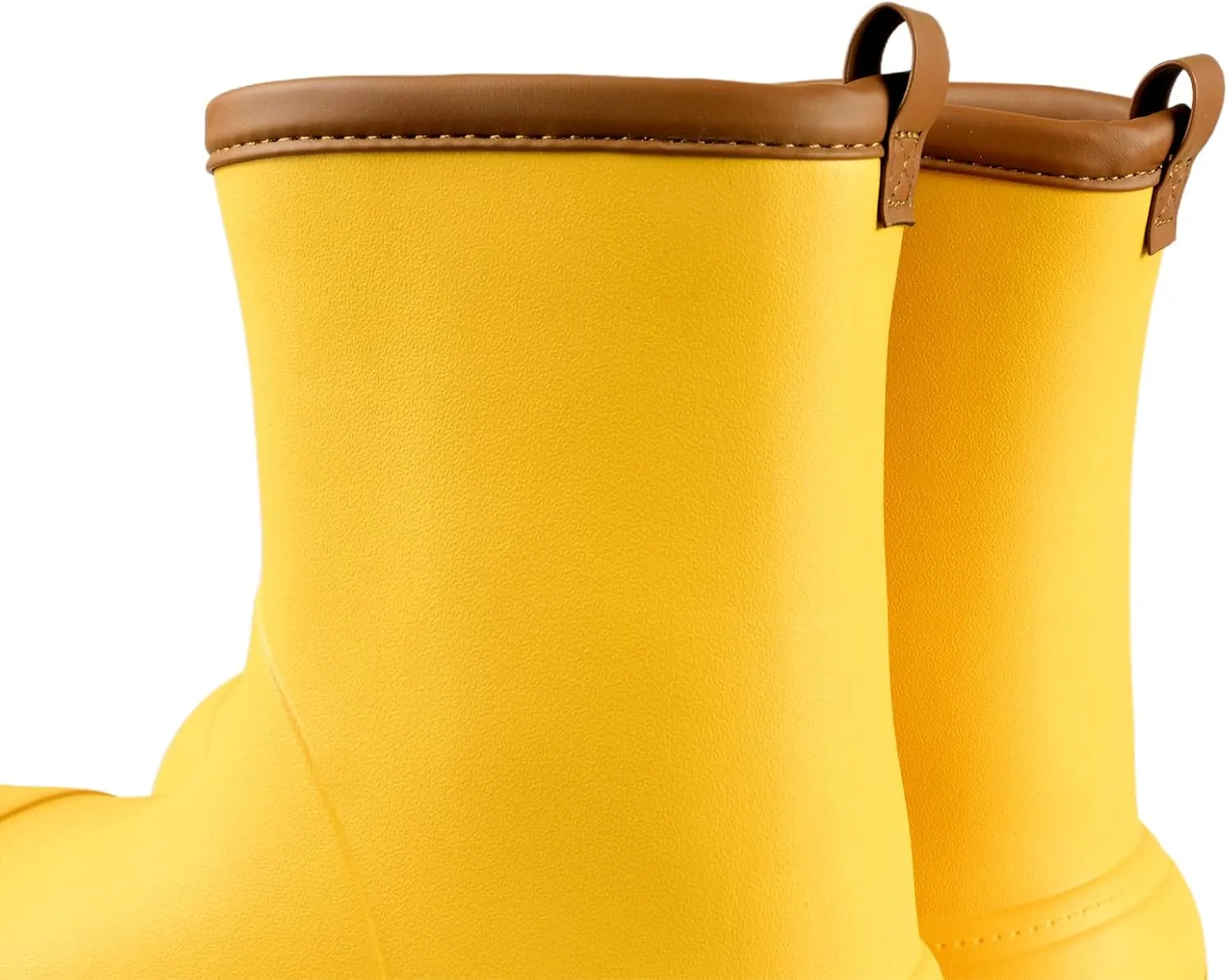 Rain Boots for Women Men Waterproof, Garden Shoes for Women, Lightweight Short Yellow Rain Boots