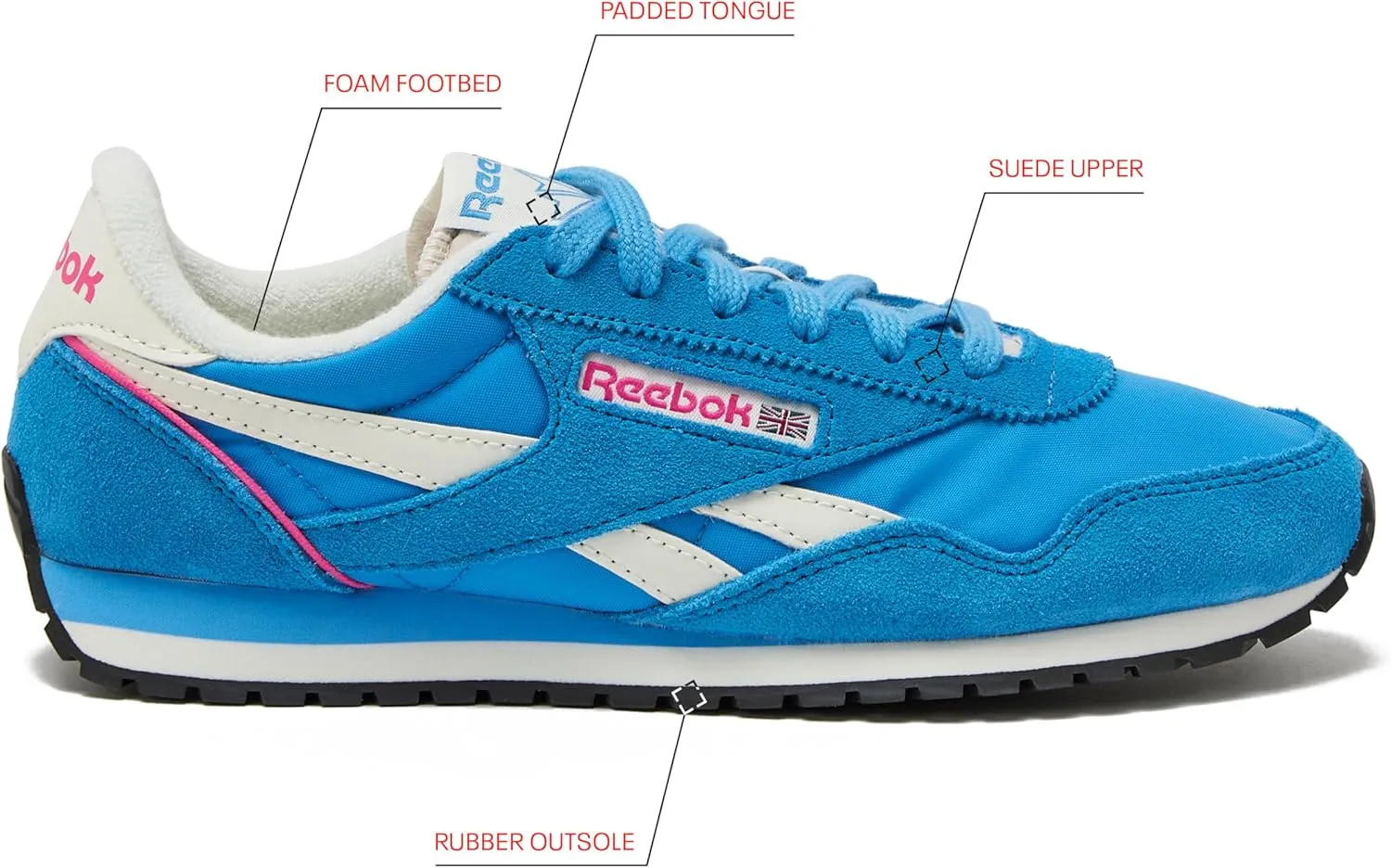 Reebok Women's Classic Az Legacy Sneakers, Casual Athletic Shoes