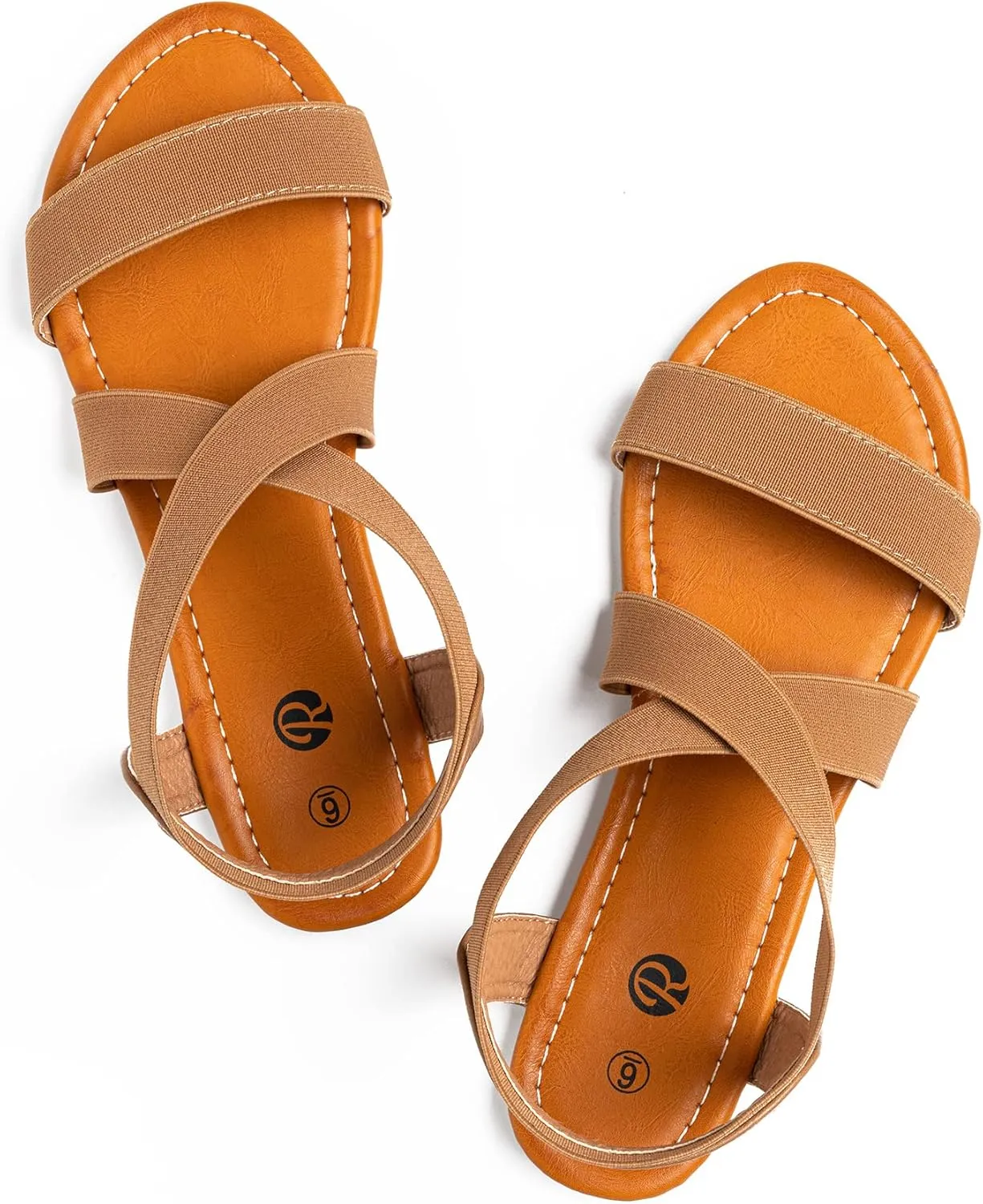 Rekayla Flat Elastic Sandals for Women