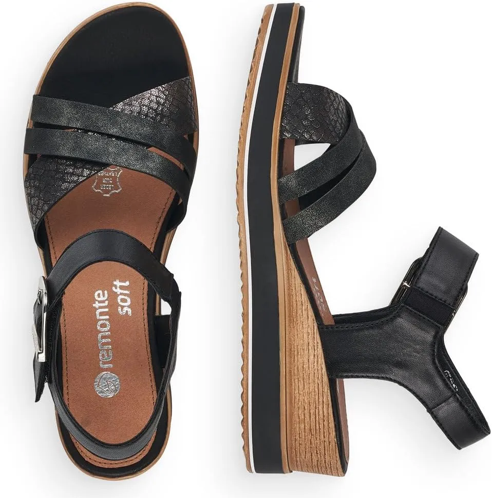 Remonte Women's Slingback Wedge Sandal