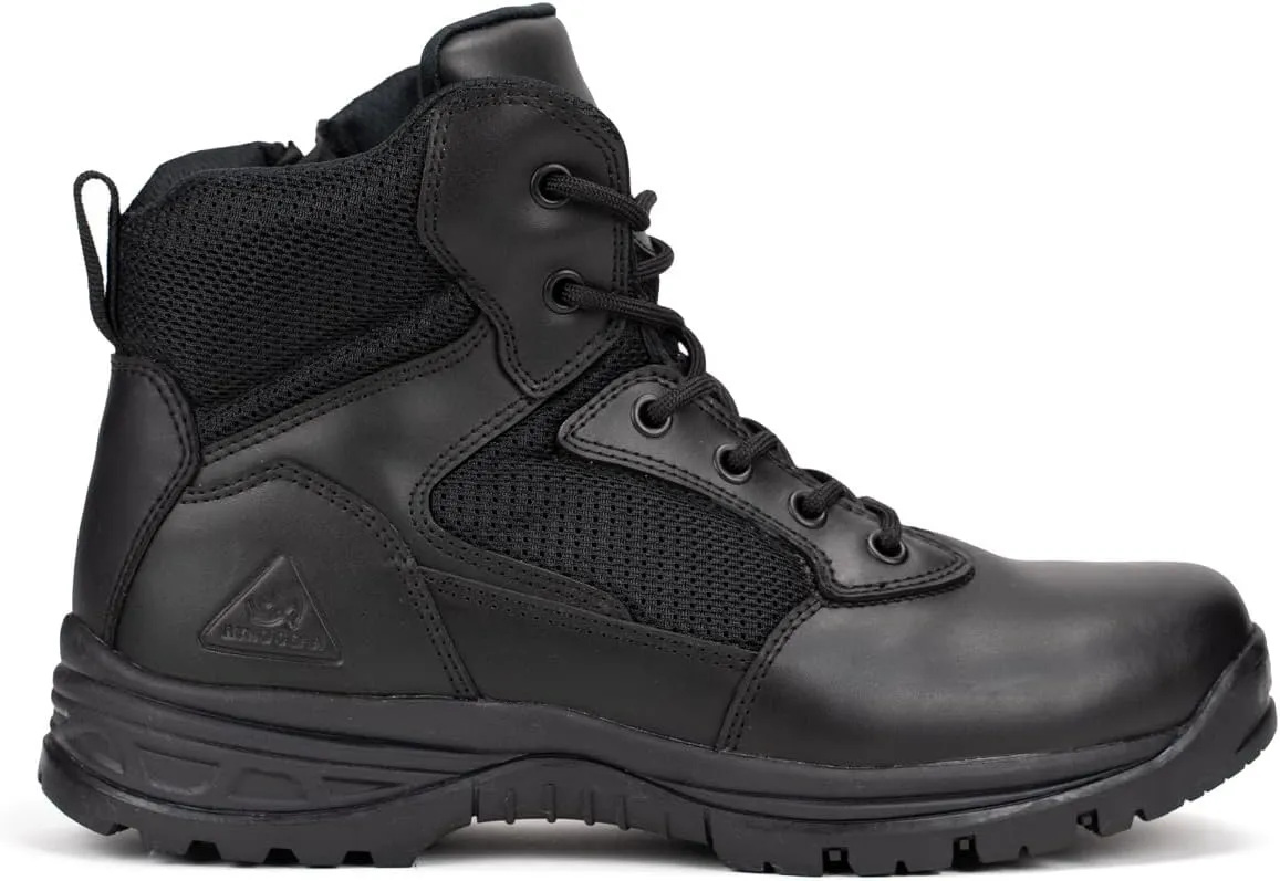 RYNO GEAR 6" Coolmax Tactical Combat Breathable Side Zip Boots