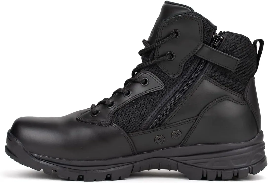 RYNO GEAR 6" Coolmax Tactical Combat Breathable Side Zip Boots