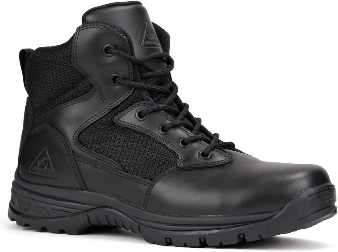 RYNO GEAR 6" Coolmax Tactical Combat Breathable Side Zip Boots