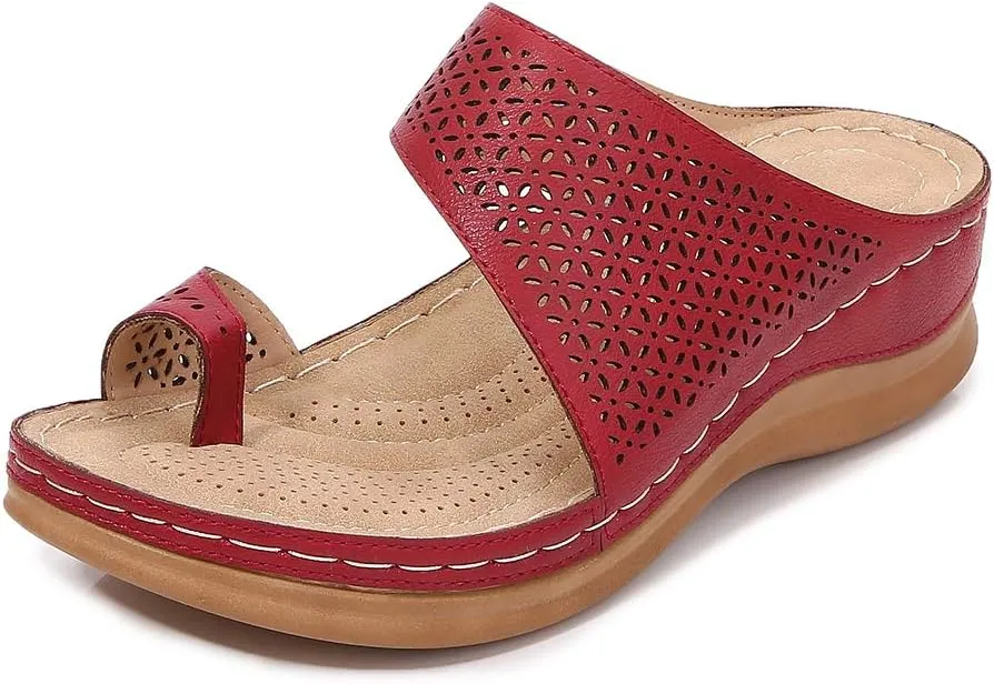 Sandals women, women's flip flops, summer Sandals women comfortable, orthopedic sandals for women Casual Walking Wedges