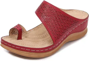 Sandals women, women's flip flops, summer Sandals women comfortable, orthopedic sandals for women Casual Walking Wedges
