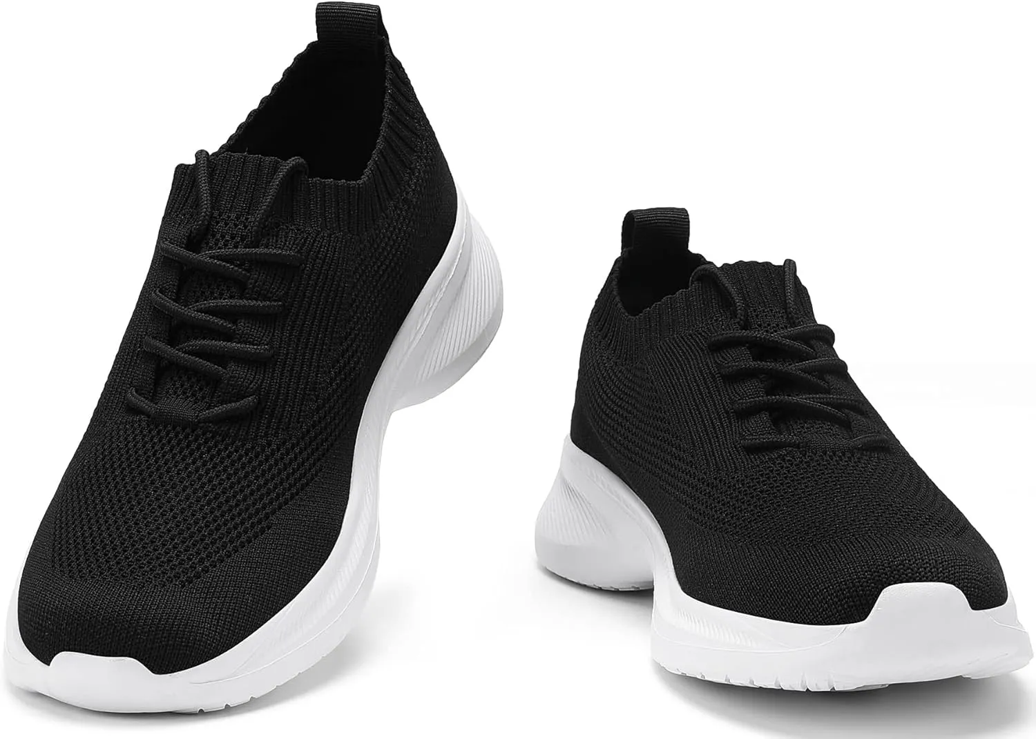 Santiro Mens Shoes Walking Tennis Shoes Comfortable Lightweight Sneakers Fashion Non Slip Mesh Gym Slip On Shoes