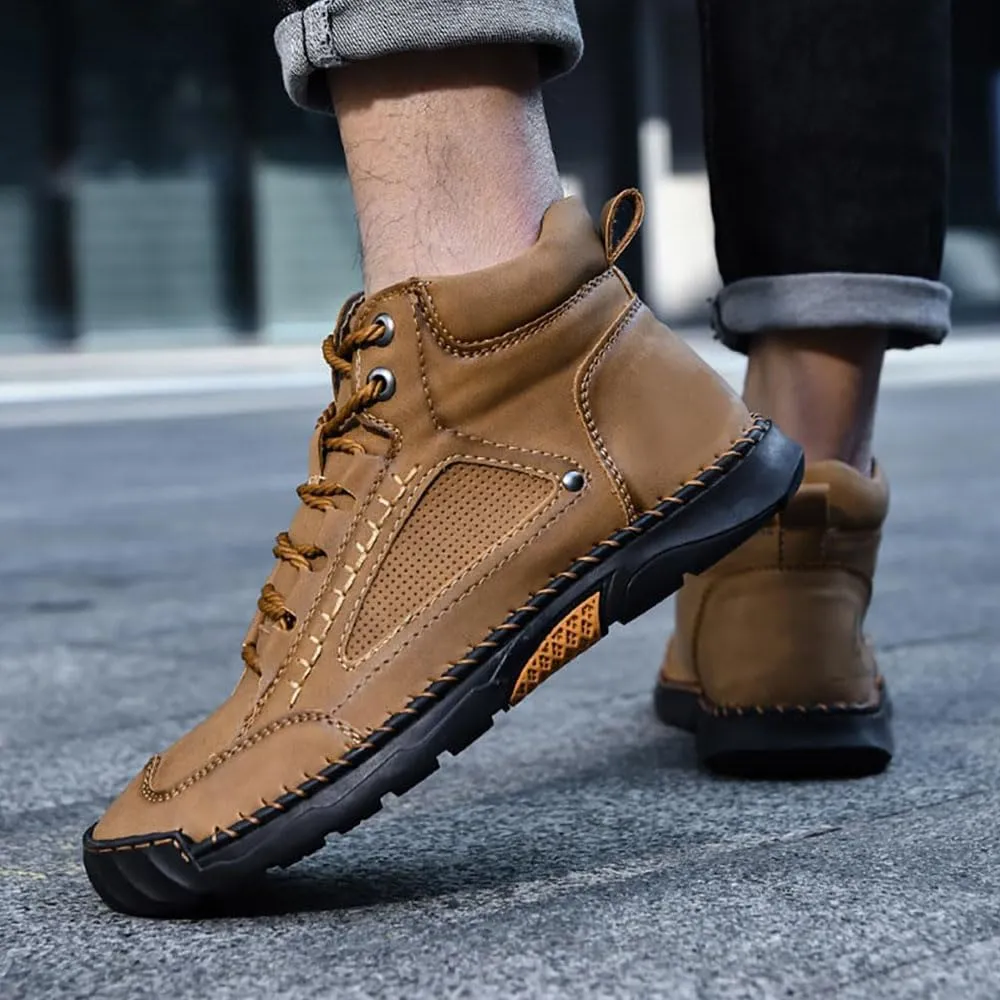 Sawbehind Mens Boots,Sawbehind Men'S Comfortable Handmade Leather Boots