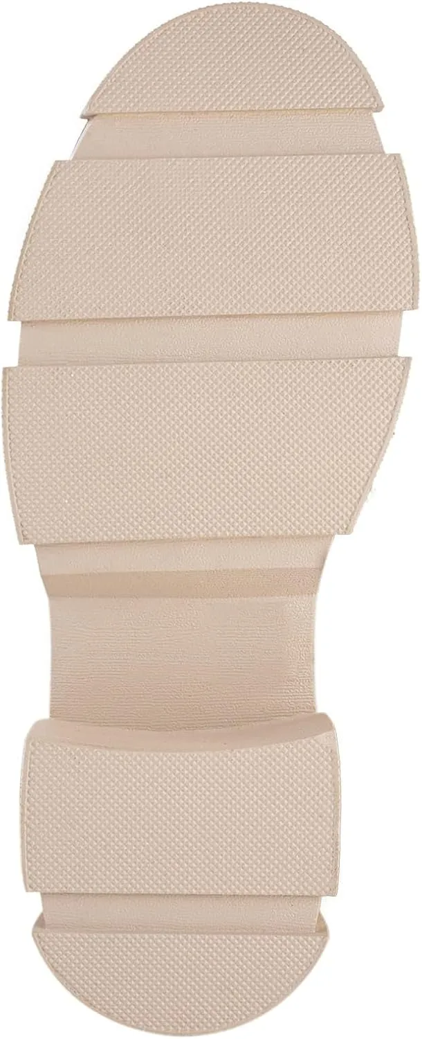 Shoe'N Tale Thigh High Knit Sock Boots Round Toe Mid Chunky Heel Stretch Over the Knee Boots for Women