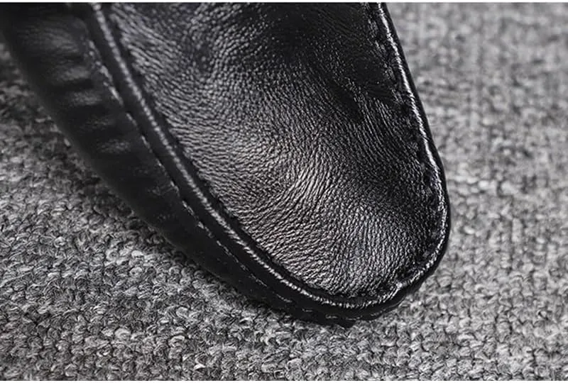 Shoes Men's Flat Heel Casual Slip-on Loafers Comfortable Round Toe Oxford Shoes Men Low Top Breathable Shoes for Travel Shopping Driving