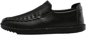 Shoes Men's Retro Slip-on Loafers Fashionable Low-top Round-Toe Oxford Shoes Men Comfortable Breathable Casual Shoes for Travel Driving Shopping