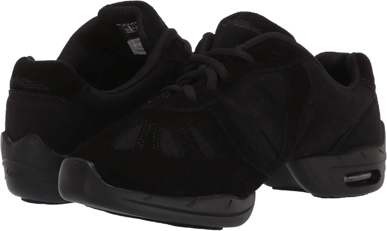 Skazz by Sansha Women's Dance Studio Exercise Sneakers Canvas Suede Split-Sole with Air Cushion Hi-Step