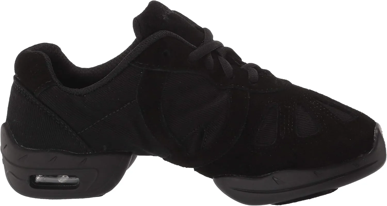 Skazz by Sansha Women's Dance Studio Exercise Sneakers Canvas Suede Split-Sole with Air Cushion Hi-Step