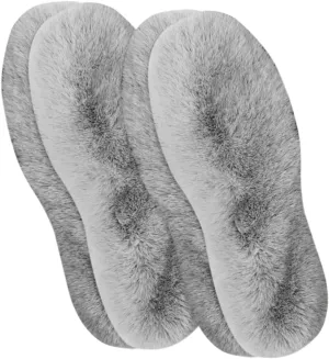 Slippers Shoes Insoles Warm Fluffy Inner Insoles Boot Shoe Filler Inserts Slip Pad for Cold Weather