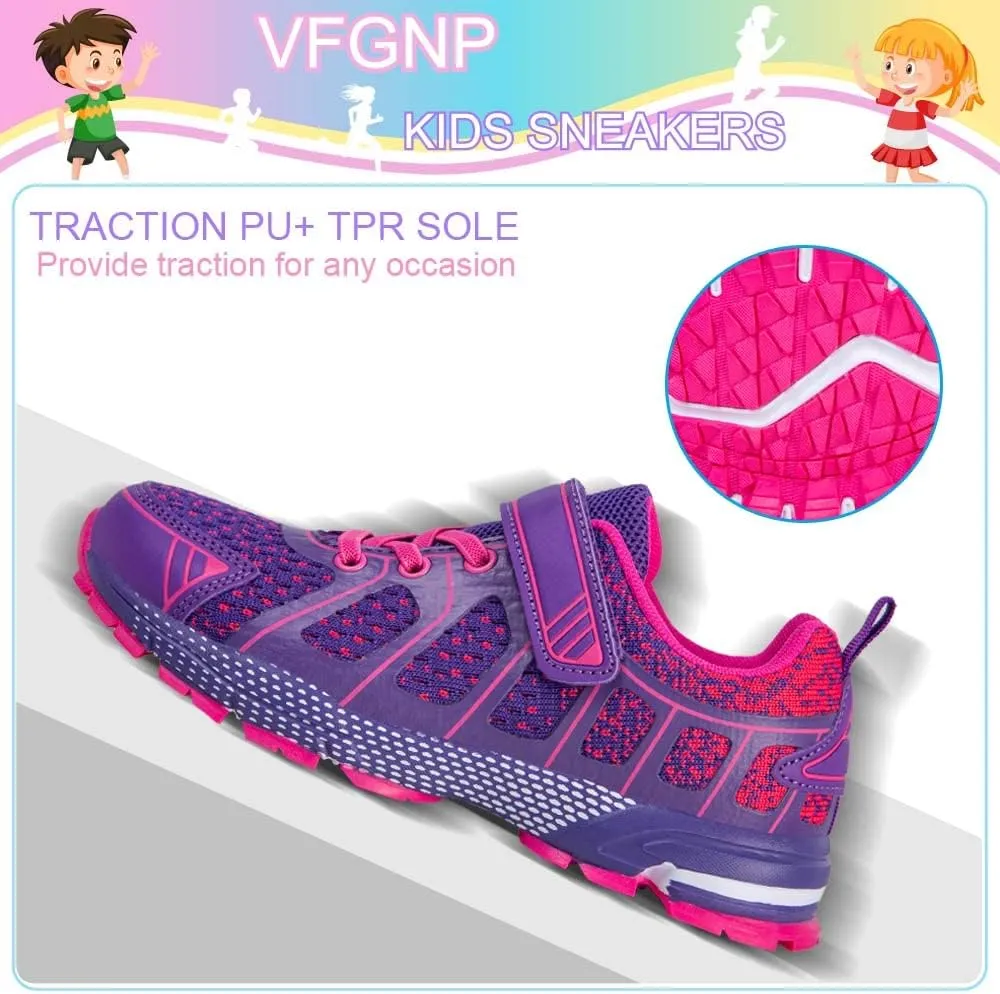 Sneakers for Boys and Girls, Kids Tennis Running Shoes, Lightweight Breathable Sport Athletic Shoe