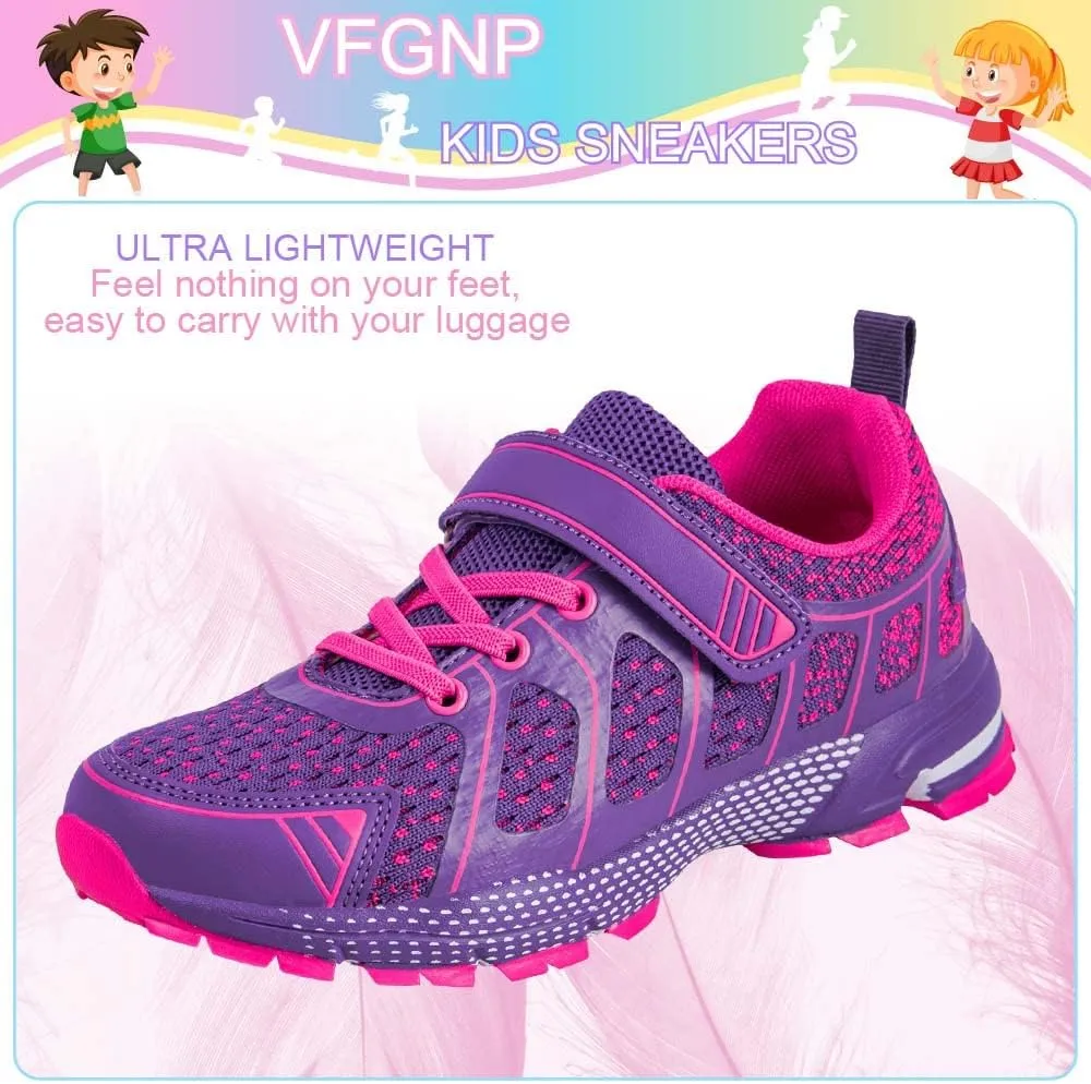 Sneakers for Boys and Girls, Kids Tennis Running Shoes, Lightweight Breathable Sport Athletic Shoe