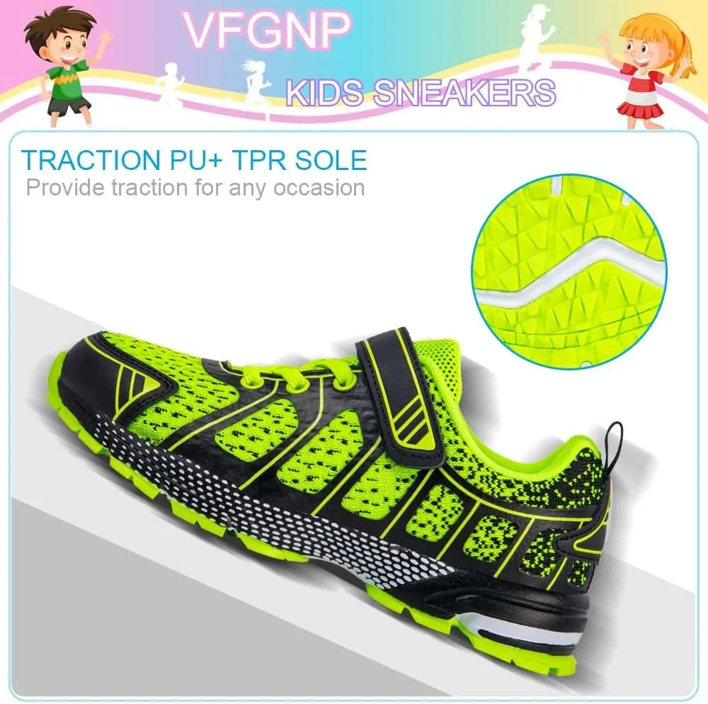 Sneakers for Boys and Girls, Kids Tennis Running Shoes, Lightweight Breathable Sport Athletic Shoe