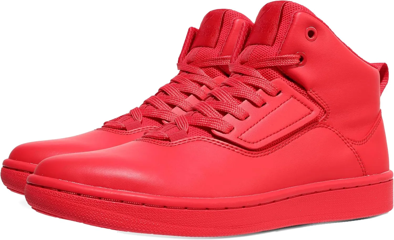Soulsfeng Unisex Basketball Shoes Leather High Top Sneakers Comfortable Walking Skate Shoes