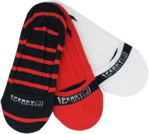 Sperry Women's Authentic Original Boat Shoe Liner Socks-3 Pair Pack-No Show Combed Cotton Comfort