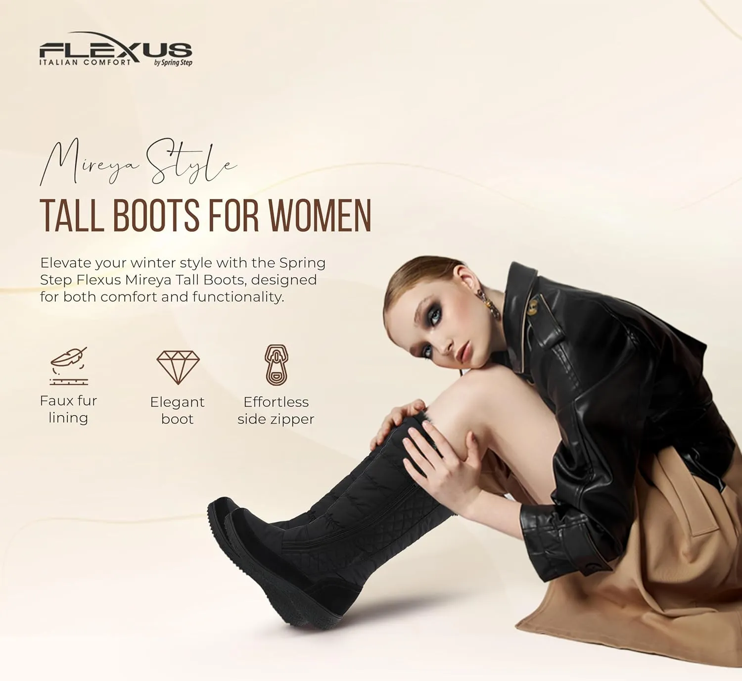 Spring Step Women's Mireya Mid Calf Boot