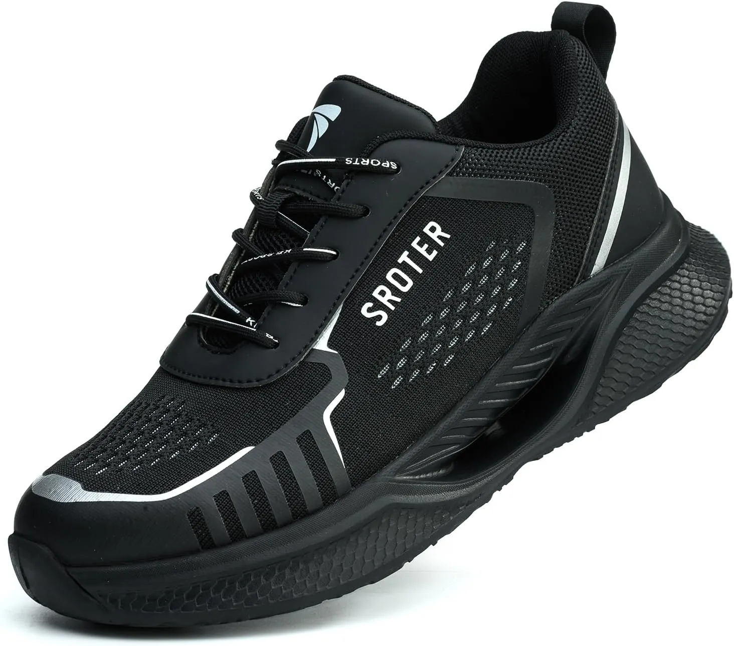 Steel Toe Shoes for Men Women Non Slip Safety Work Shoes Lightweight Composite Toe Shoes Puncture Proof Steel Toe Sneakers Safety Shoes Indestructible Construction Work Sneakers